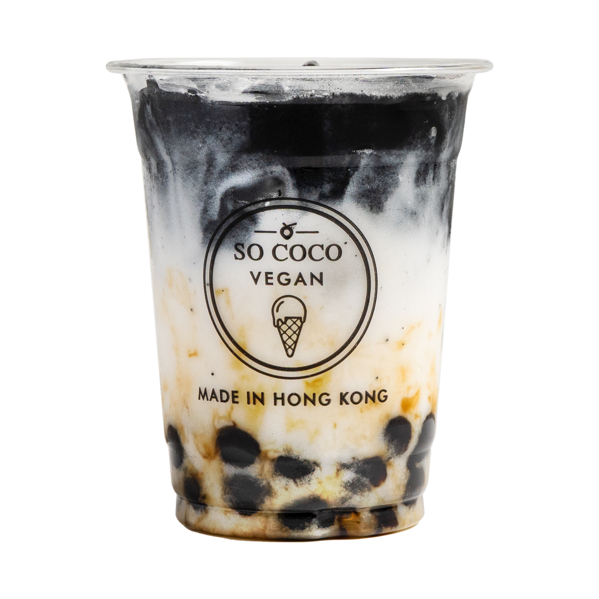 Charcoal Coconut Milk Boba SO COCO