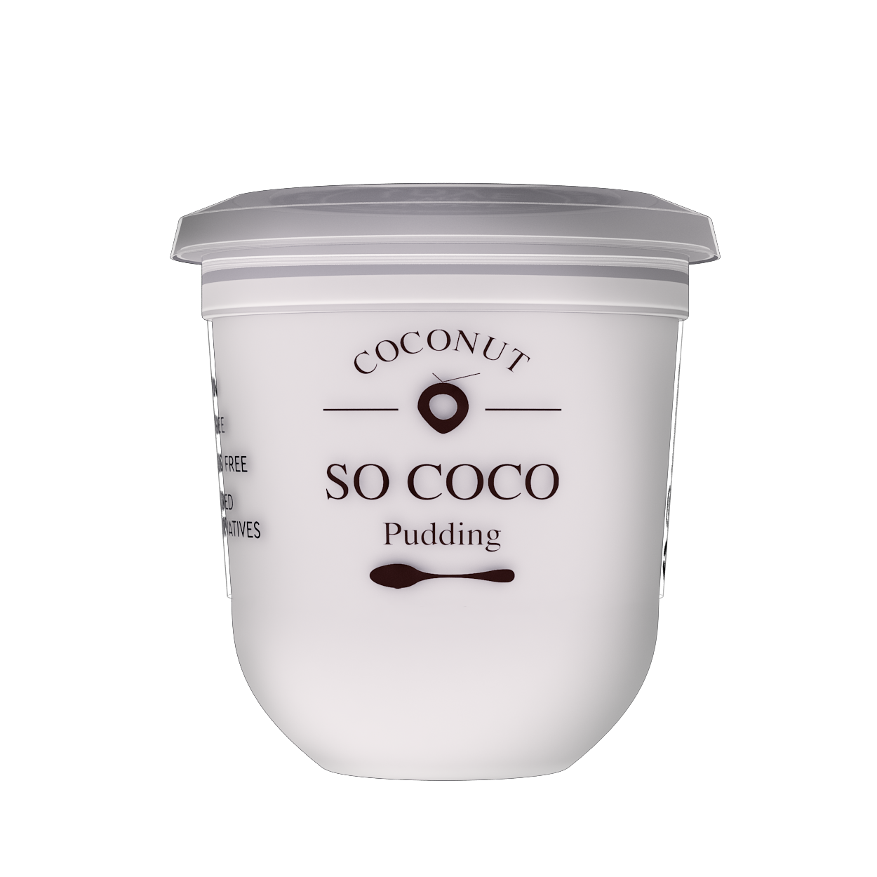 Set of 10 Cups Coconut Pudding (Frozen only)